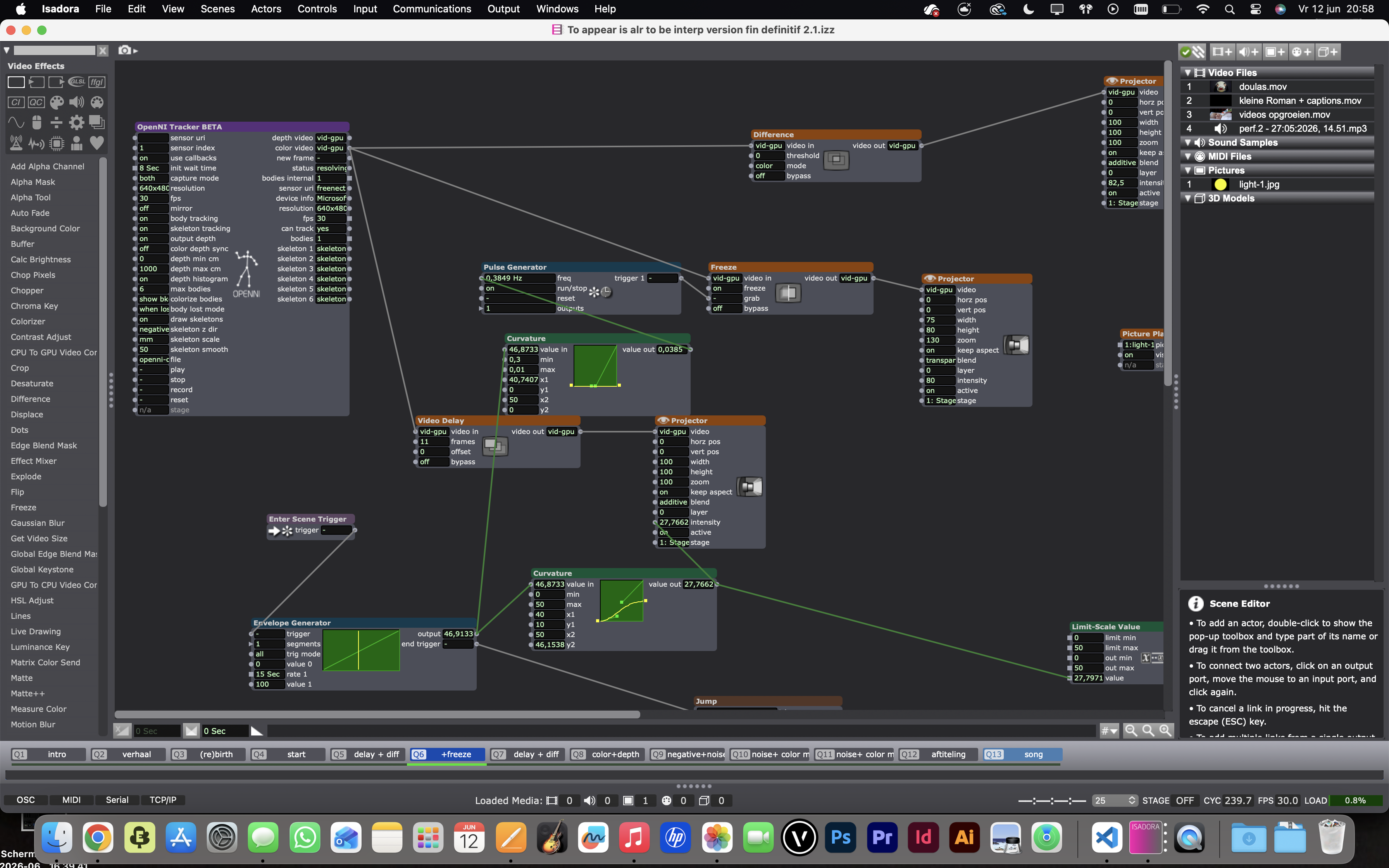 Screenshot Isadora 6